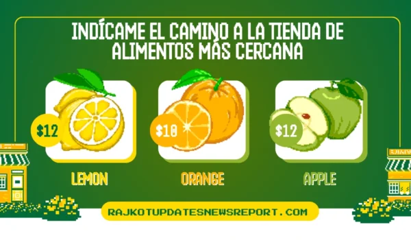 Indícame el Camino a la Tienda de Alimentos Más Cercana