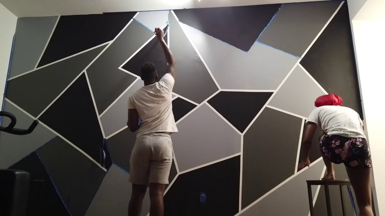 Accent Wall Geometric Wall Paint: A Bold Statement for Your Space?